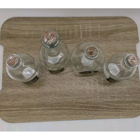 4x Bullseye Playground TARGET Potion Bottles Clear Glass Jars Halloween 2021 - Picture 3 of 5